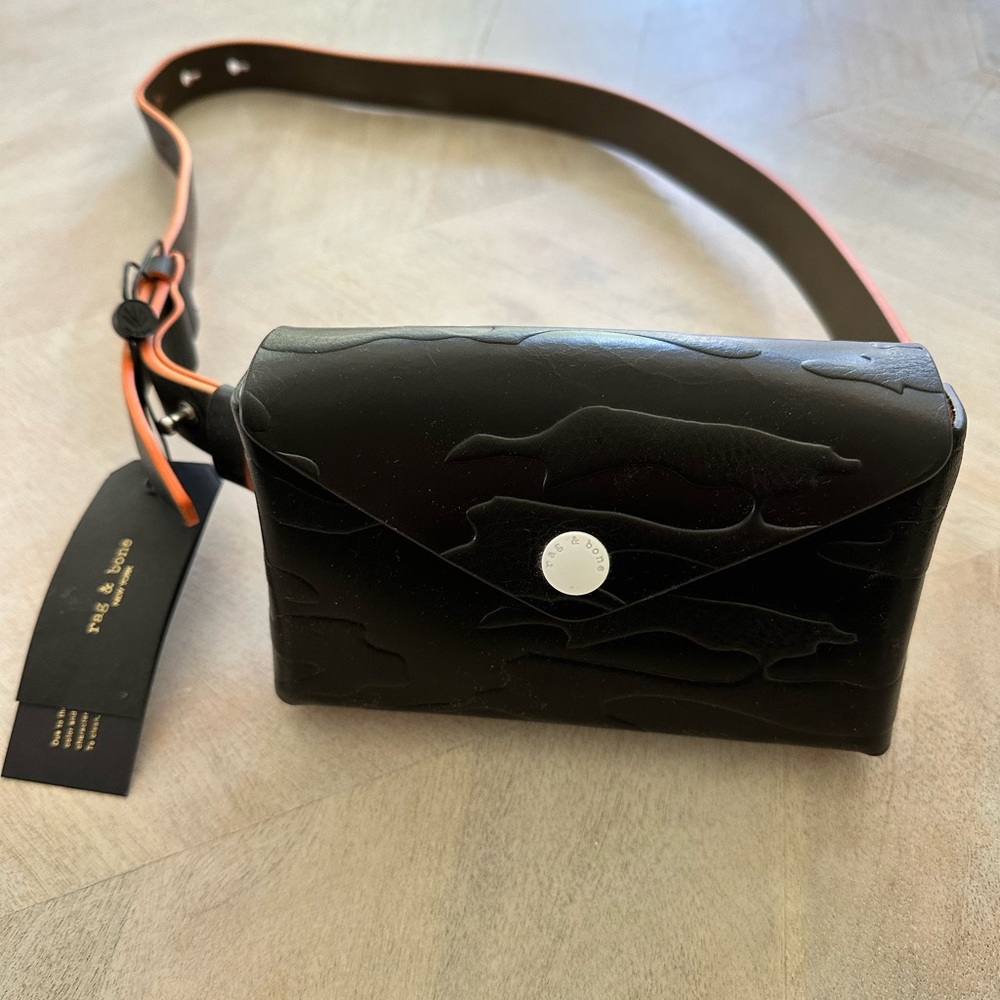 Rag & Bone Black Atlas Belt Bag